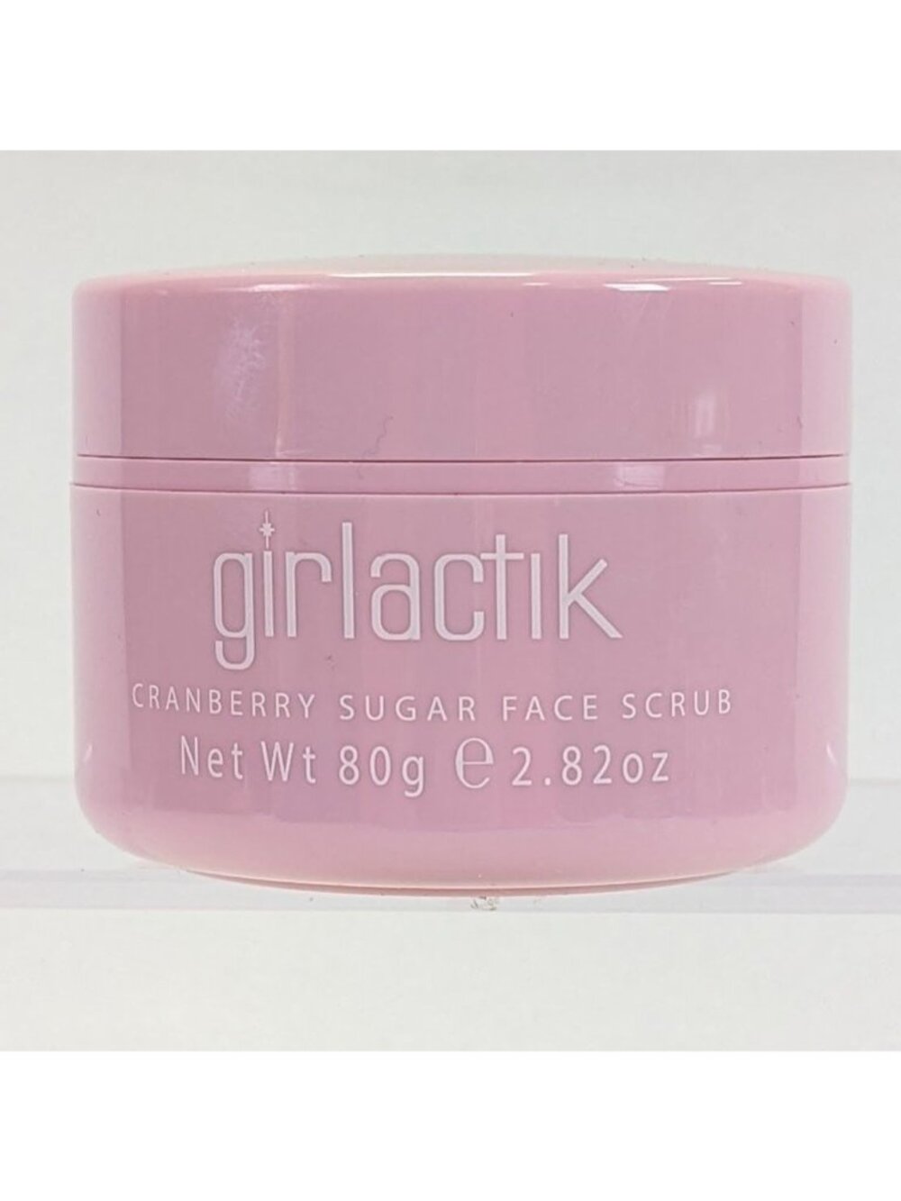 Girlactik Cranberry Sugar Face Scrub 80g Exfoliating & Hydrating Skincare Pink J